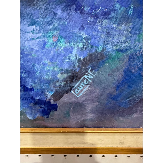 Portraiture 1990s Beautiful Oil Painting of Two Dancers Signed Laurene For Sale - Image 3 of 5