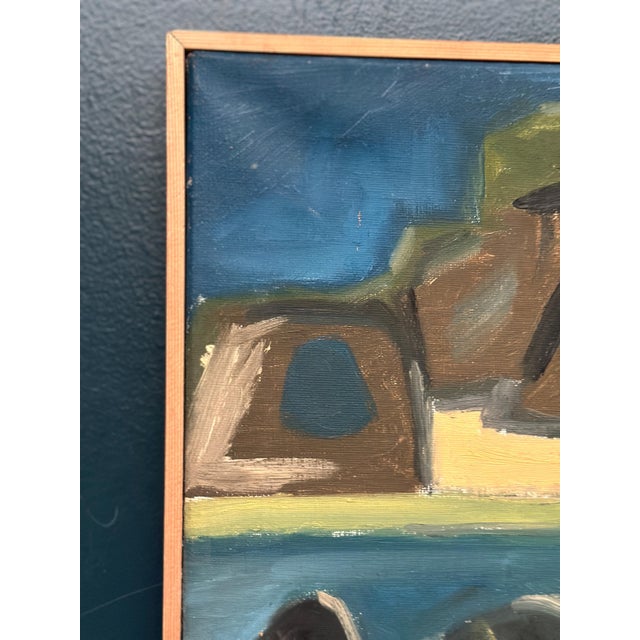 Gunne, Landscape, 1968, Oil Painting on Canvas, Framed For Sale - Image 11 of 18