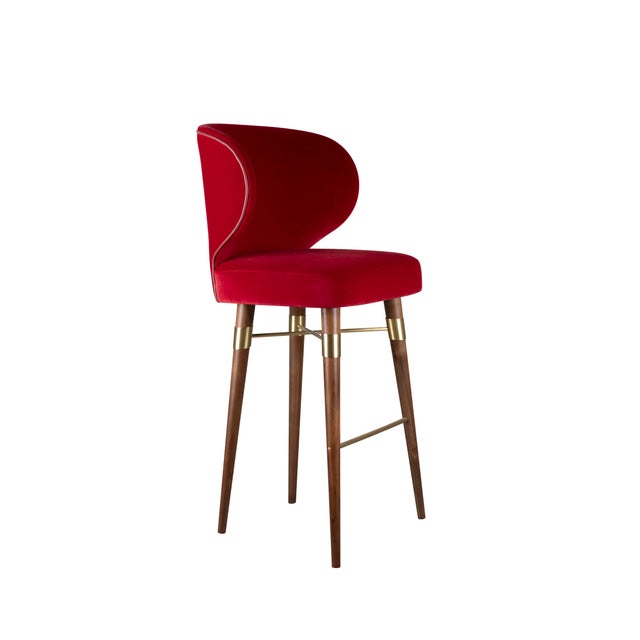 Louis Bar Chair by Ottiu, in New conditions. Designed from 2000 Signed by Maker