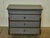 French Empire 19th Century Painted Wood Four-Drawer Commode with Gilt Busts For Sale - Image 12 of 12