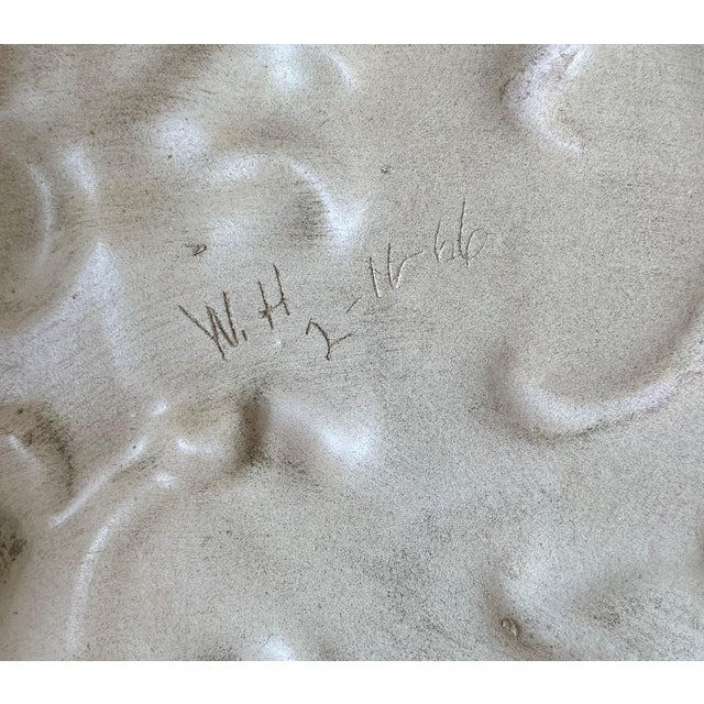 Circa 1960 Neoclassic-Style Ceramic Bisque Acanthus Leaf Lidded Centerpiece Box For Sale - Image 11 of 18