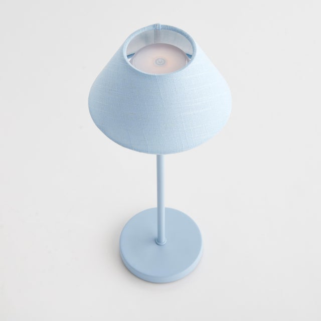 Contemporary Alluna Cordless Led Lamp 14" - Light Blue For Sale - Image 3 of 9
