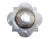 Match Quatrefoil Polished Pewter Wall Sconces - A Pair For Sale - Image 9 of 9