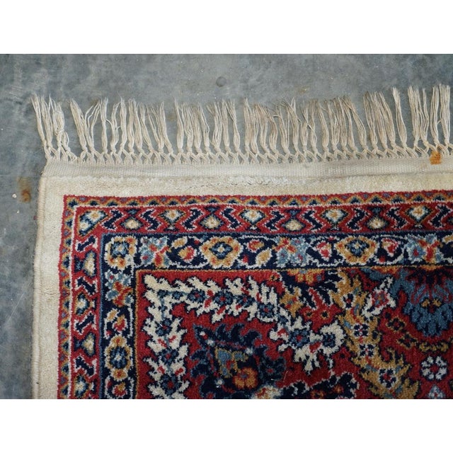 Large Vintage French Floral Leaf Rug For Sale - Image 14 of 17
