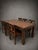 Antique Indian Dining Table and Chairs, Set of 6 For Sale - Image 6 of 6