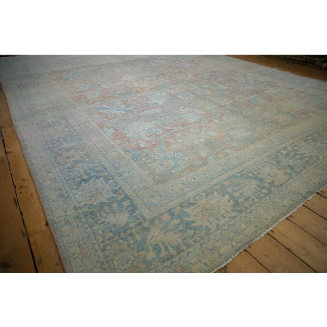 Traditional Vintage Distressed Mahal Carpet - 10'5" x 13'9" For Sale - Image 3 of 13