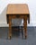 American Ethan Allen Heirloom Nutmeg Maple Colonial Early American 35" Drop Leaf Pembroke Accent End Table 10-8544 For Sale - Image 3 of 16
