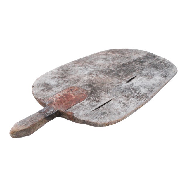 Ext Large Antique French Charcuterie Bread Board/36" For Sale