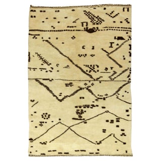 Modern Moroccan Style Abstract Wool Rug – Artisan Geometry by Doris Leslie Blau For Sale