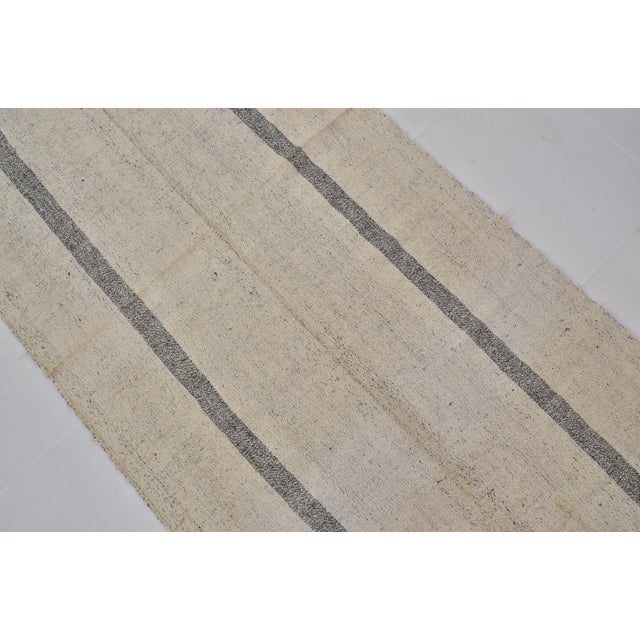 Vintage Turkish Organic Kilim Runner For Sale - Image 4 of 10