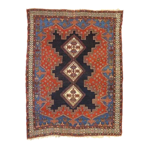 Antique Persian Shiraz Rug - 04'04 x05'07