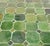 Amazing Tamegrout green custom made Moroccan mosaic table measuring 32" in diameter and 29" in height. An indoor / outdoor...
