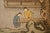 Wood "Imperial Palace", Large Vintage Painted Chinese Screen For Sale - Image 7 of 18