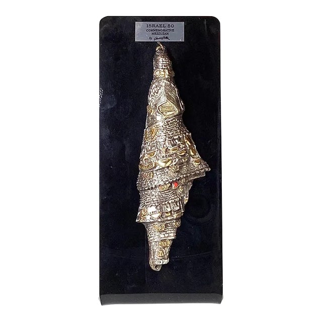 Large Sterling Silver Mezuzah by Yaacov Heller For Sale