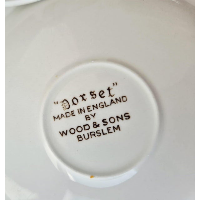 Mid-Century Modern Vintage Coffee Cups and Saucers from Wood & Sons, 1960s, Set of 6 For Sale - Image 3 of 8