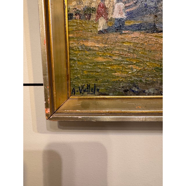 English 20th Century Oil on Canvas "The Chapel of Consolation" For Sale - Image 3 of 11