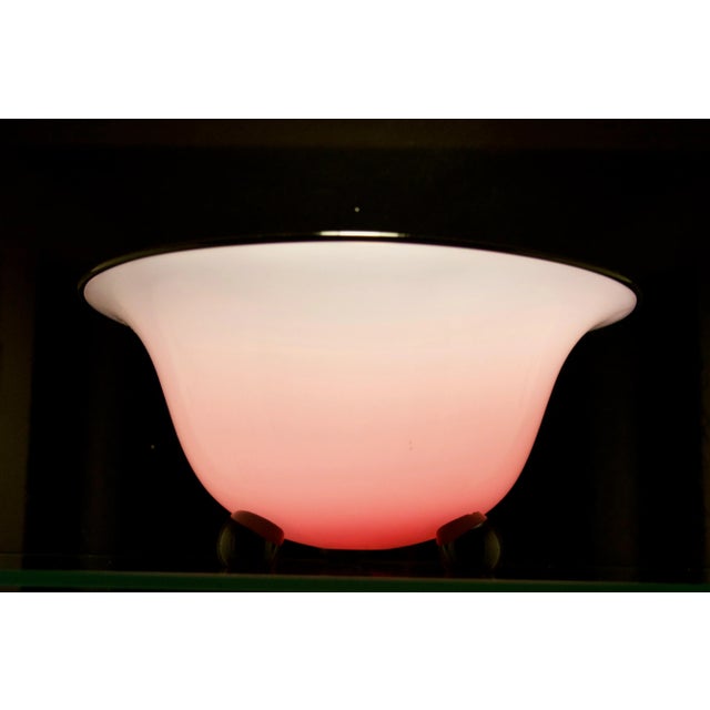 Art Deco Pink Loetz Art Deco Tango Glass Bowl For Sale - Image 3 of 11