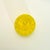 Glass Yellow Glass Apothecary Jar from Stelvia Empoli, Italy, 1950s For Sale - Image 7 of 10