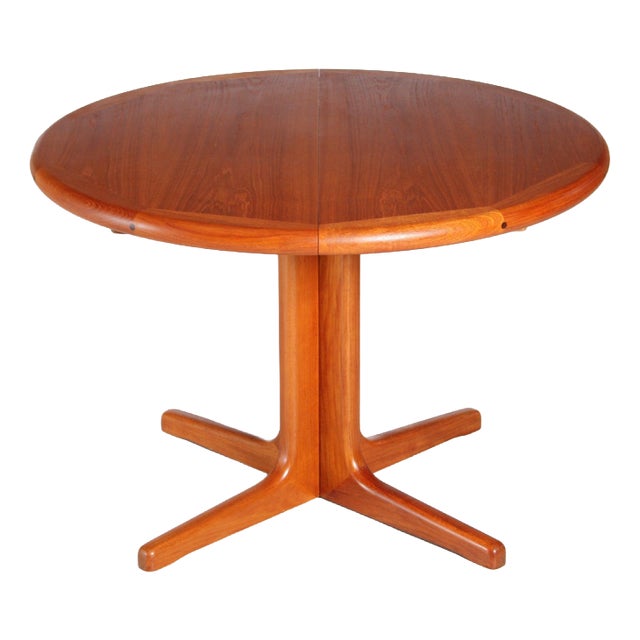 Mid-Century Danish Extending Dining Table in Teak, 1970s For Sale