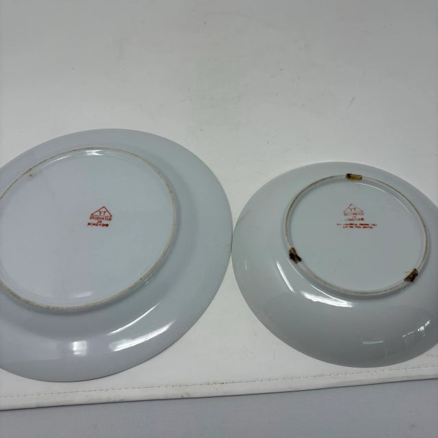 Vintage Chinese Peaches and Bats Porcelain 7.5-Inch Bowl For Sale - Image 4 of 5