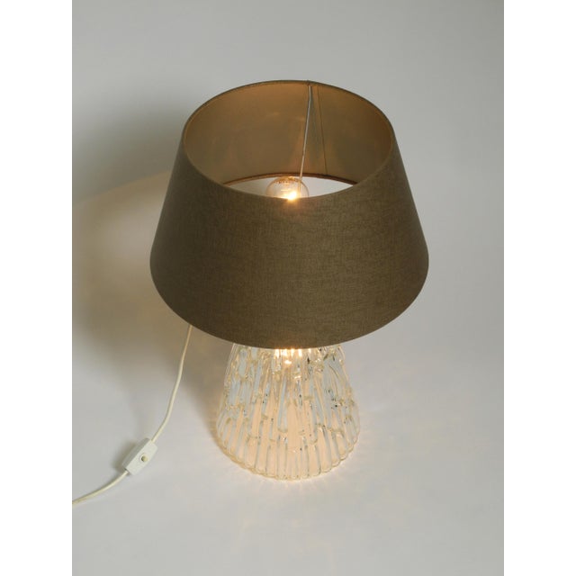 Large Mid-Century Modern Glass Table Lamp by Rupert Nikoll, Vienna, Austria, 1950s For Sale - Image 12 of 18