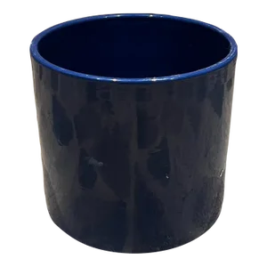 1960s Gainey Pottery Cobalt Blue Architectural Planter California