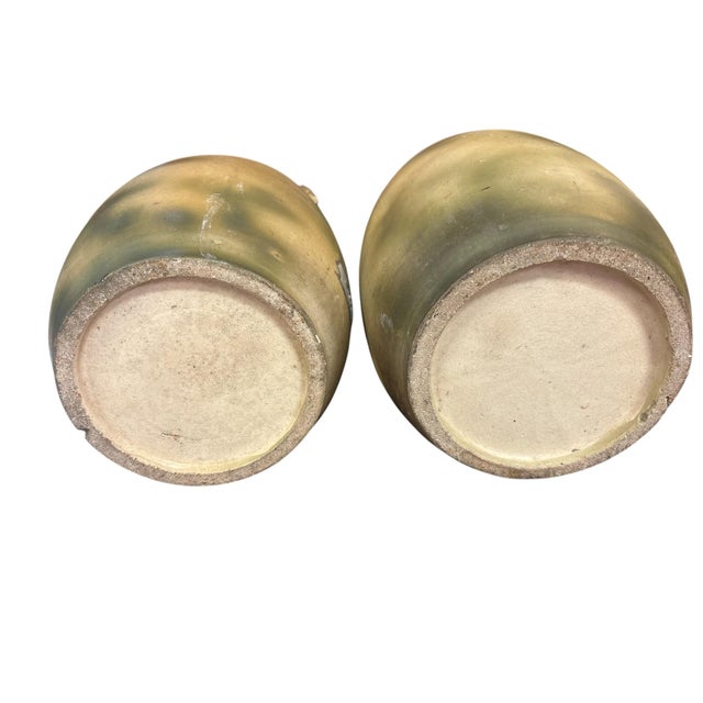 Nippon Morriage Hand-Painted Vases, a Pair For Sale - Image 11 of 12