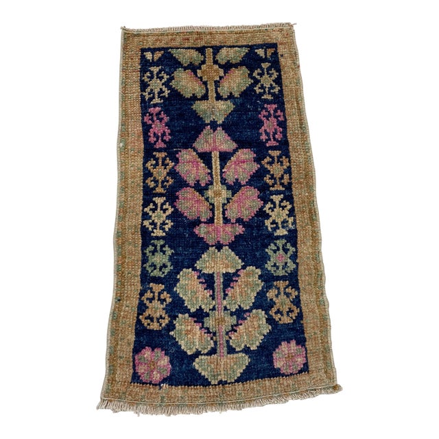 Bohemian Small Vintage Carpet For Sale