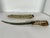 Algerian Berber Flyssa Dagger: Cowrie Shell Sheath, Etched Steel Blade For Sale - Image 6 of 10