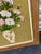 Textile Vintage Floral Crewel Embroidery Wall Art With Burlap Border For Sale - Image 7 of 11