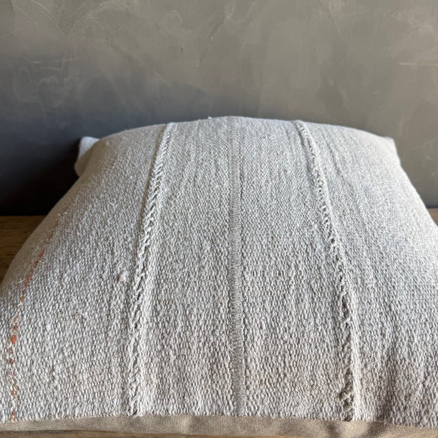 Not Yet Made - Made To Order Vintage Rug Pillow Cover With Original Seams For Sale - Image 5 of 7