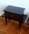 Brown Mid-Century Lacquered Wood Bedside Tables, 1950s, Set of 2 For Sale - Image 8 of 16