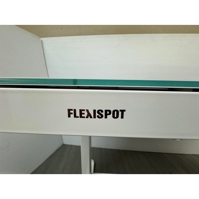 White Flexispot Electric Standing Desk For Sale - Image 8 of 12