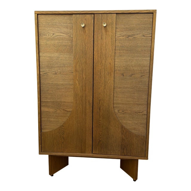 Wood Modern Accent Cabinet For Sale