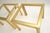 Vintage Italian Brass Side Tables attributed to Renato Zevi, 1970, Set of 2 For Sale - Image 4 of 6