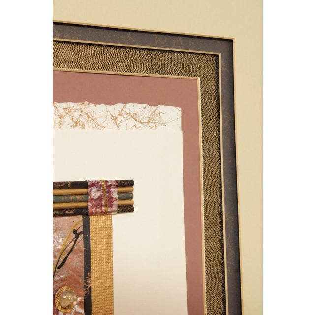 Windsor Art 'Mikado II' Mixed Media Collage For Sale In Philadelphia - Image 6 of 13