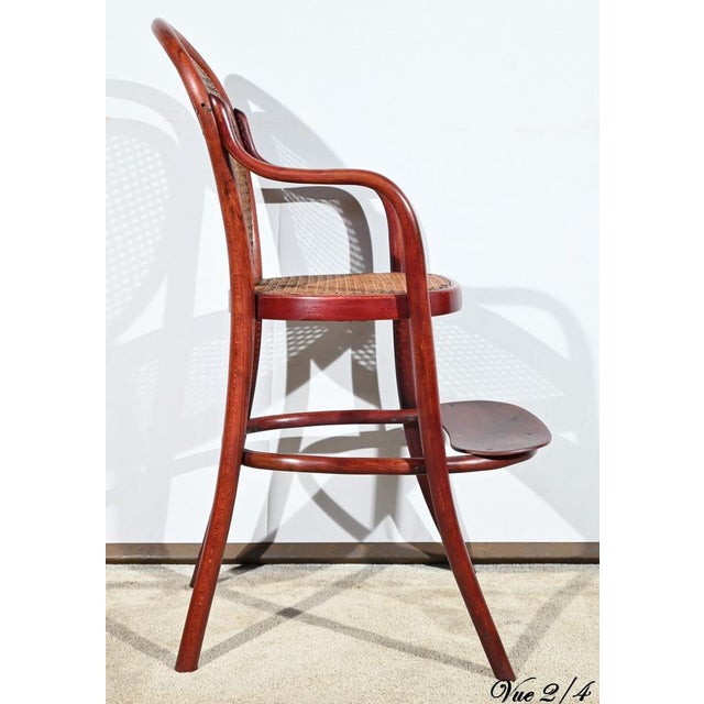 Children's High Chair in Beech by Michael Thonet for Thonet, 1890s For Sale - Image 14 of 18