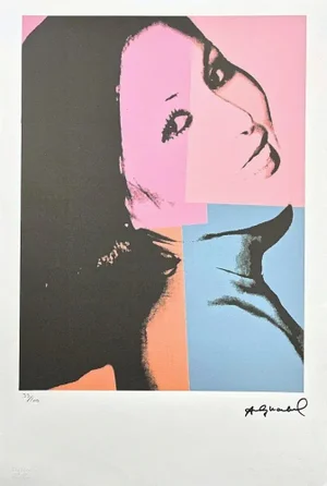 After Andy Warhol, Sachiko From the Side, 1980s, Lithograph