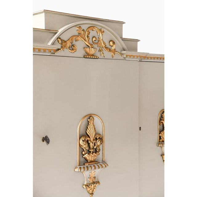 Swedish Grace Cabinet in Paint and Wood, 1920s For Sale - Image 6 of 7