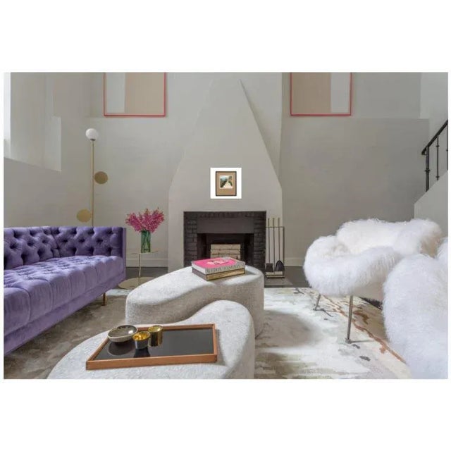 Hailing from a small edition of 50, this sophisticated lithograph on paper was realized by an unheralded Mid Century...