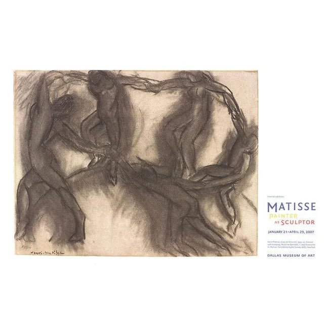 Modern 2007 Henri Matisse 'Study for Dance (III)' Modernism Brown,Black & White USA Offset Lithograph For Sale - Image 3 of 3