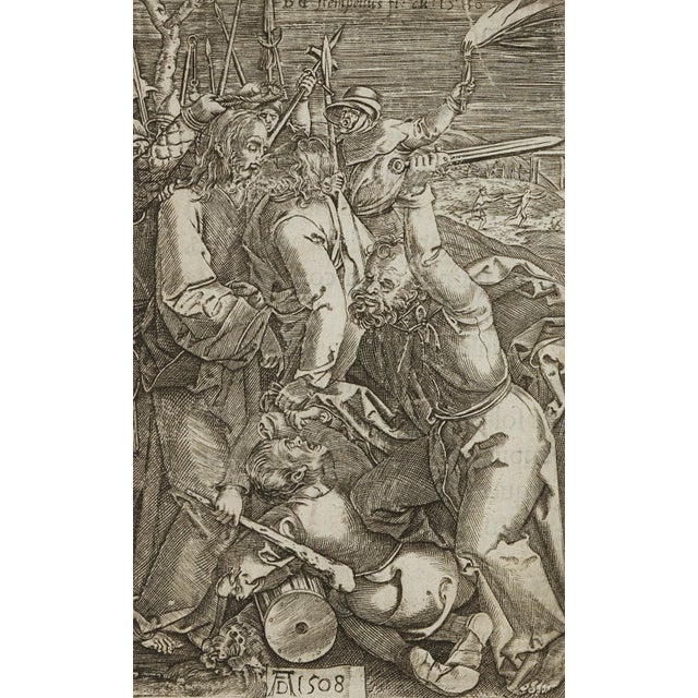 After Dürer, D. Stampelius, Die Gefangennahme Christi, 1580, Copper on Paper For Sale