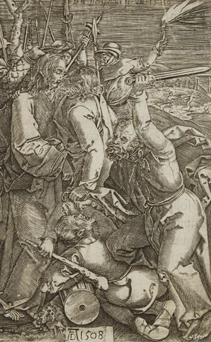 After Dürer, D. Stampelius, Die Gefangennahme Christi, 1580, Copper on Paper
