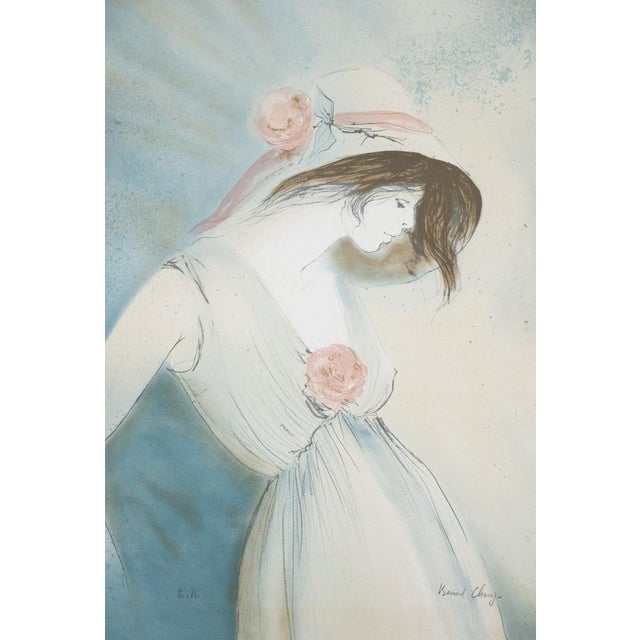 Bernard CHAROY (1931-2024) Aurélie Original color lithograph Signed in pencil Marked as Artist's Proof (EA) On Arches wove...
