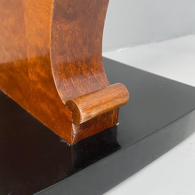 Italian Art Deco Bedside Tables in Wood, 1930s, Set of 2 For Sale - Image 14 of 15