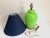 1970s Green Palm Ginger Lamp & Shade For Sale - Image 17 of 18