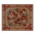 Early 20th Century Russian Bessarabian Floral Handmade Wool Rug For Sale