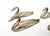 Mid-Century Modern Vintage French Silver Plated Swan Knife Rest by Oliver Saint Honore, 1950s, Set of 6 For Sale - Image 3 of 9
