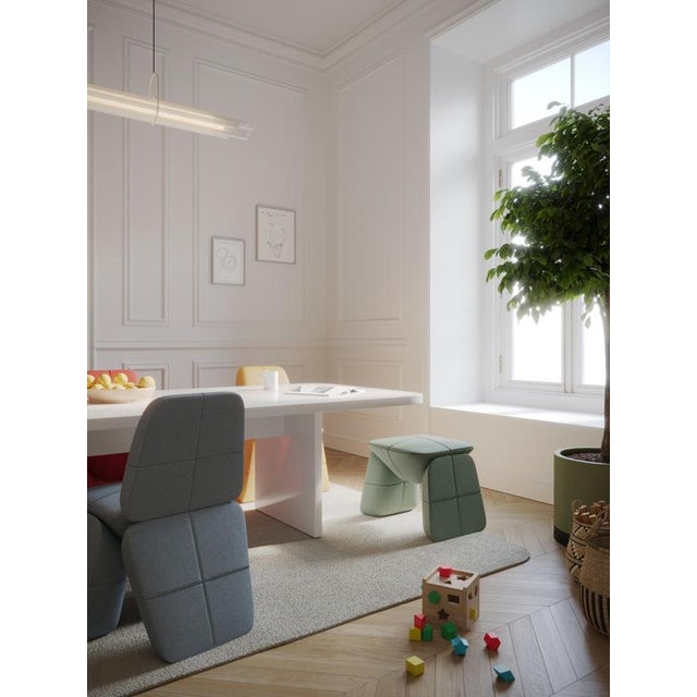 Not Yet Made - Made To Order Max Stool in Kvadrat Hero 2 Fabric by Julien Lestrille For Sale - Image 5 of 6