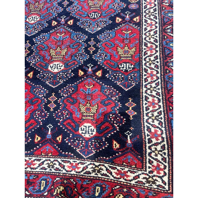 Antique Persian Afshar Rug For Sale - Image 10 of 10